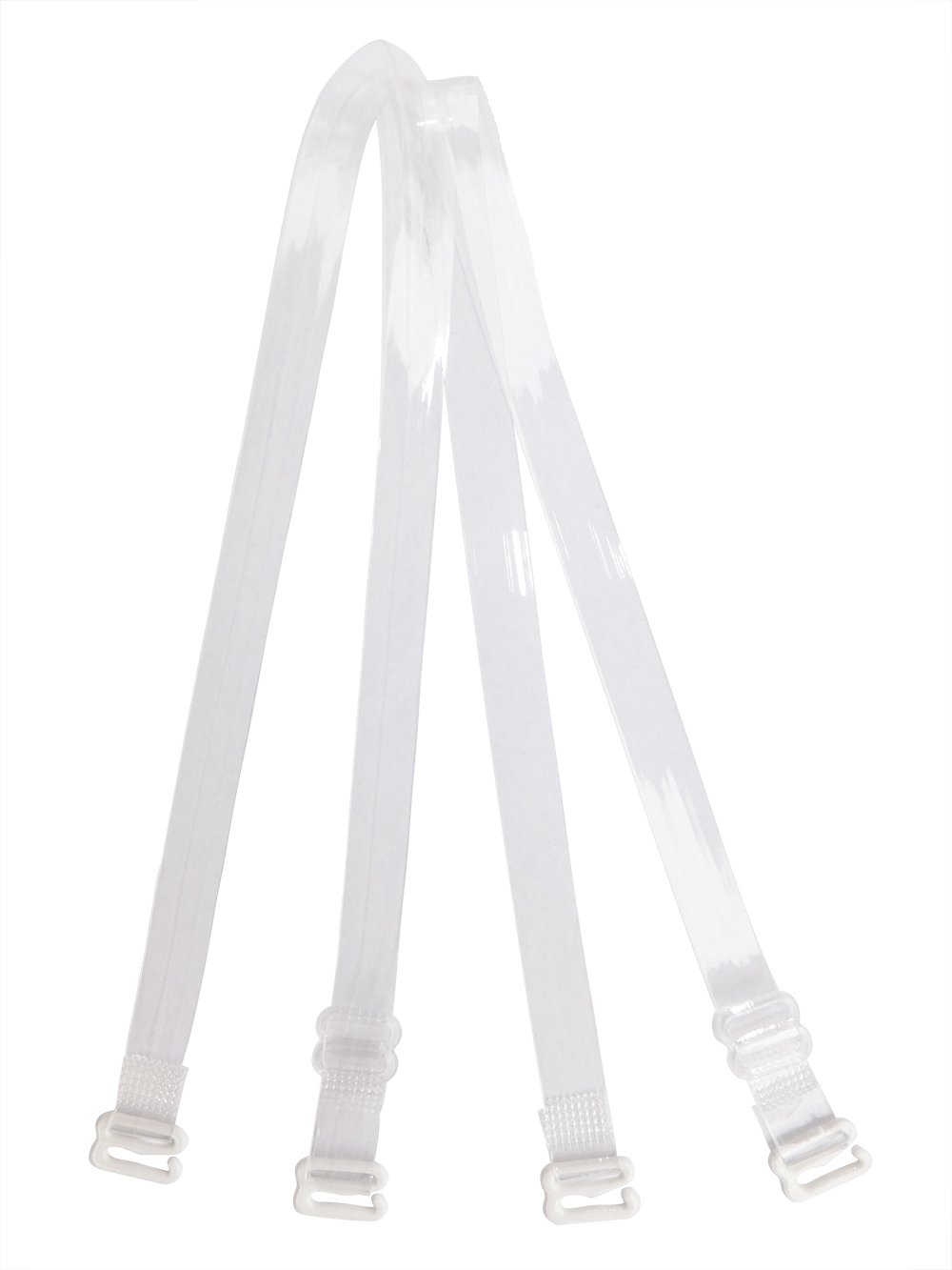 DoHope Clear Invisible Bra Shoulder Strap - Metal Hook w/Plastic Cover, 3/8" 5/8" 3/4" - Image 5