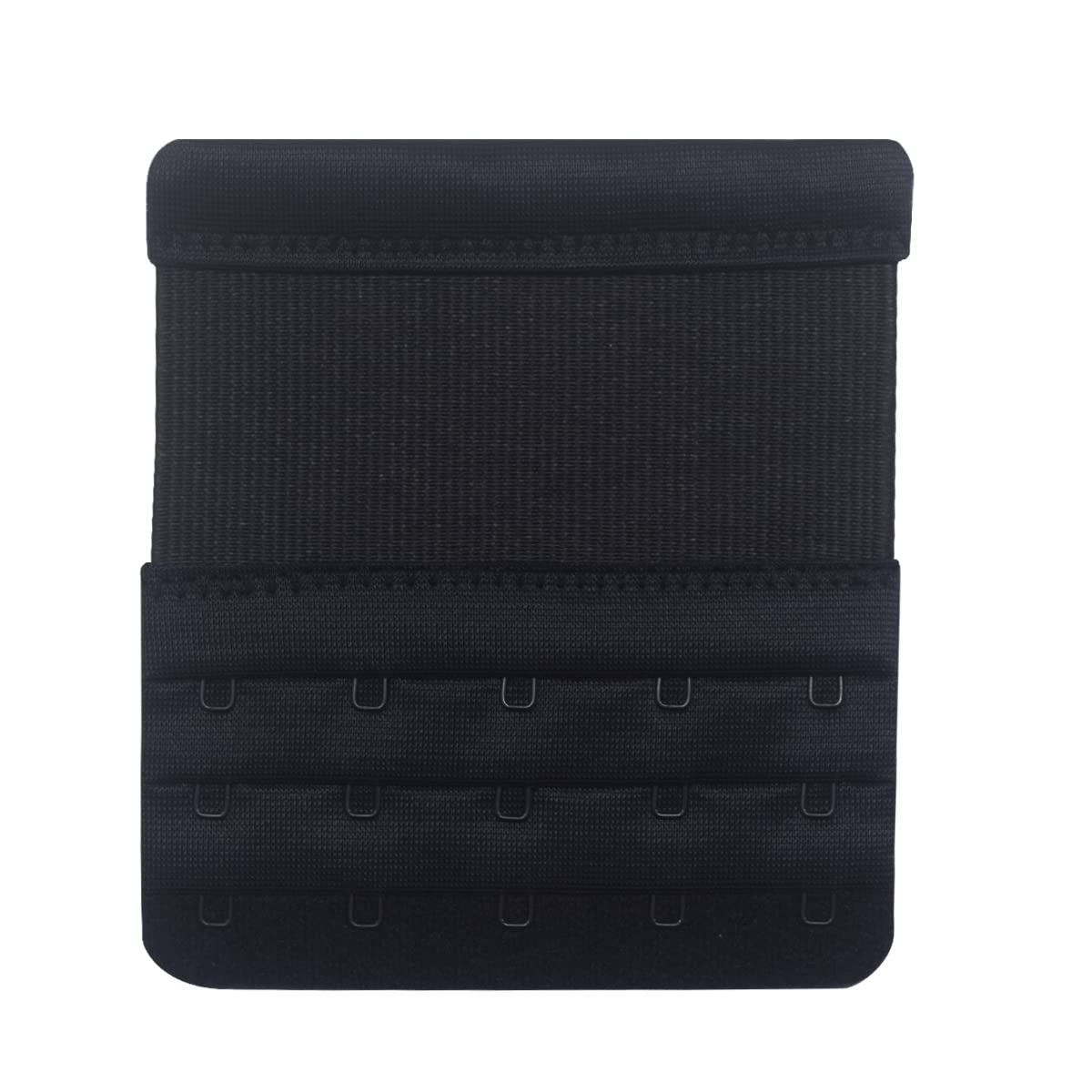 DoHope Elastic Bra Extender 5 Hook for Plus Size Bras Back Extension Strap Black White Beige - Image 5